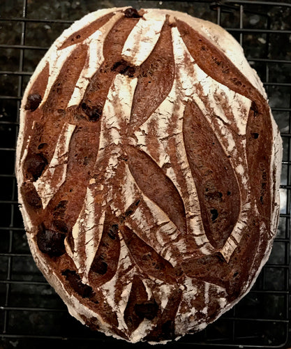 Double Chocolate Sourdough with Berries