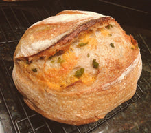 Load image into Gallery viewer, Jalapeño Cheddar Sourdough